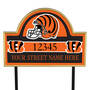 NFL Helmet Address Plaques, NFL Pride Personalized Address Plaques 5463 0405 a bengals