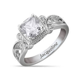 Personalized Vintage Elegance Birthstone Ring 12122 0016 d april