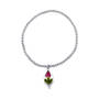 Rosebud Sterling Silver Bracelet 11142 1566 a main