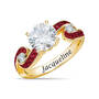 Birthstone Diamond Swirl Ring 12095 0019 a main