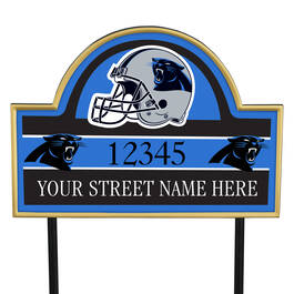 NFL Pride Personalized Address Plaques 5463 0405 a panthers