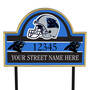 NFL Helmet Address Plaques, NFL Pride Personalized Address Plaques 5463 0405 a panthers