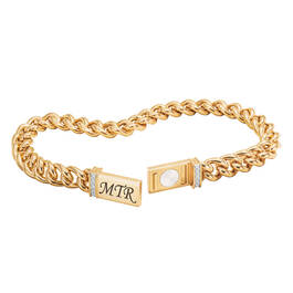 I Love You Diamond Monogram Bracelet 11014 0050 c clasp