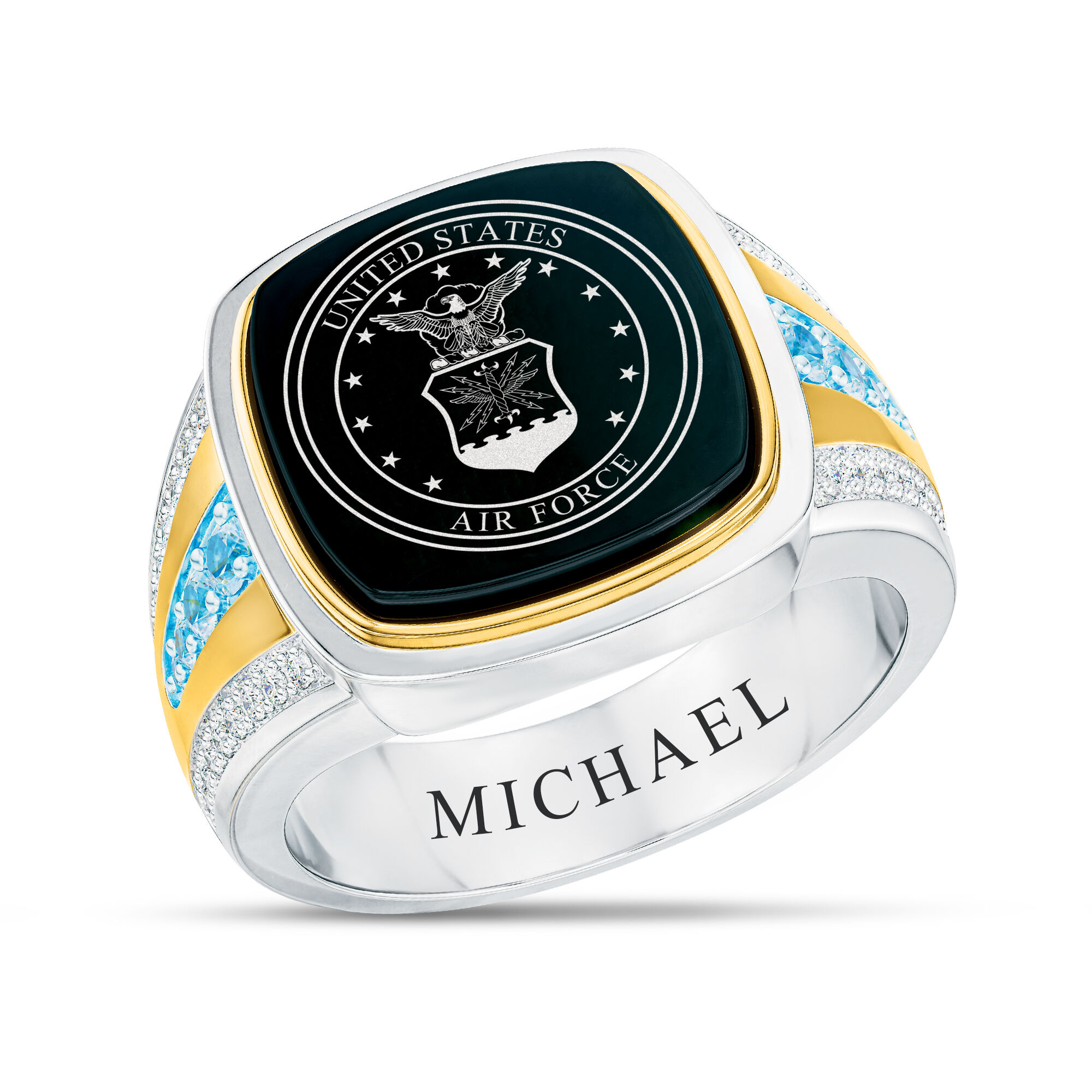 The US Air Force Birthstone Ring 10347 0043 c march
