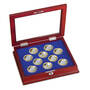 Moments of Faith 24kt Gold Accented Silver Bullion Commemoratives, Bible Scriptures Silver Commemoratives 11360 0019 c display