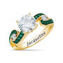 Birthstone Diamond Swirl Ring 12095 0019 e may