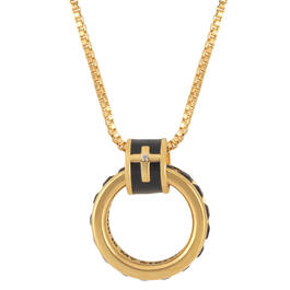 The Lord Is My Strength Diamond Ring Pendant 10415 0016 a main
