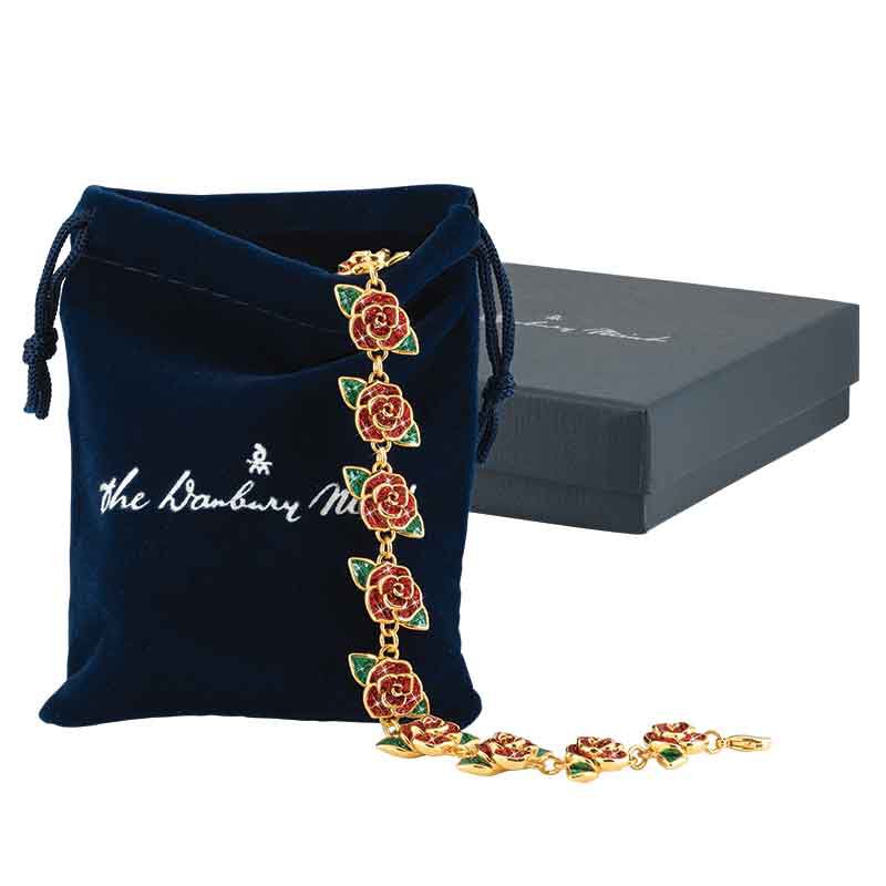 Danbury mint dozen roses bracelet online