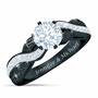 Midnight Elegance Personalized Diamonisse Ring 5798 009 6 1