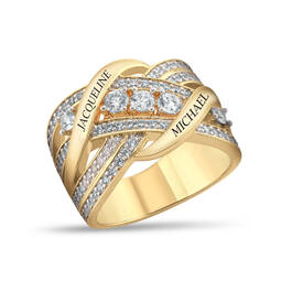 Personalized Our Love is Forever Ring 11307 0015 a main