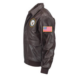 The US Navy Leather Jacket 11508 0038 b side
