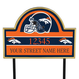 NFL Pride Personalized Address Plaques 5463 0405 a broncos