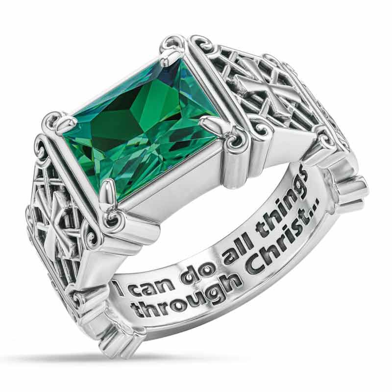 I Can Do All Things Birthstone Ring 6524 001 2 5