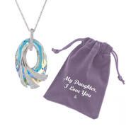 The Shimmering Sea Crystal Daughter Pendant 11218 0054 g giftpouch
