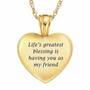 My Blessed Friend Diamond Cross Pendant 6227 001 2 3