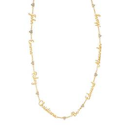 Family Personalized Diamond Name Necklace 4985 002 7 1