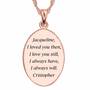 I Love You Personalized Diamond Pendant 6704 001 4 3