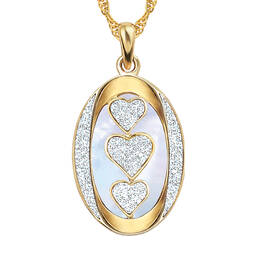 My Daughter in law We are so blessed Diamond Pendant 1484 0060 b front