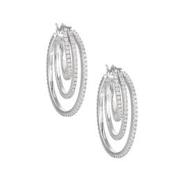 Ribbons of Delight Four Carat Hoops 12016 0015 a main