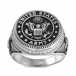 Silver Salute US Army Ring 2541 001 0 4