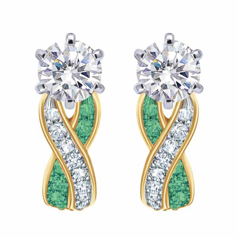 Birthstone Swirl Earrings 2647 001 3 5