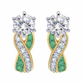 Birthstone Swirl Earrings 2647 001 3 5