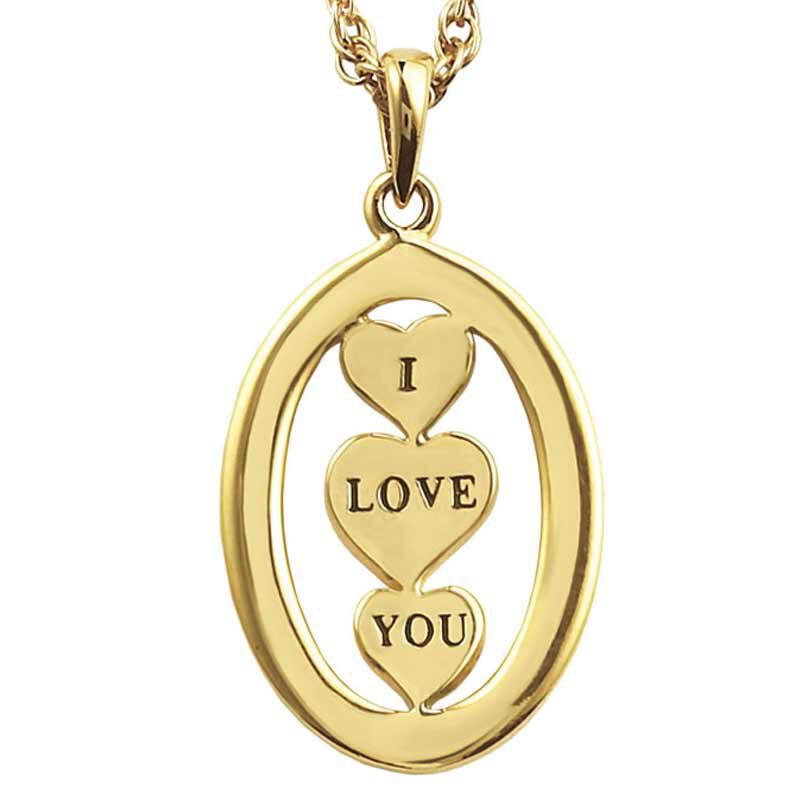 Danbury mint i love you pendant discount