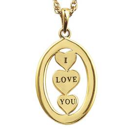 I Love You Diamond Pendant 9406 002 7 3