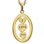 I Love You Diamond Pendant 9406 002 7 3