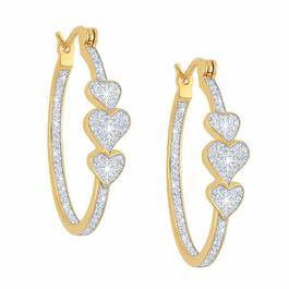 I Love You Diamond Inside Out Hoops 1831 001 1 1