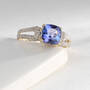 Diamond tanzanite ring 11142 0725 c angle