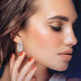 Timeless Radiance 25-Carat Hoop Earrings, Timeless Radiance 25 Carat Hoop Earrings 12435 0018 m model