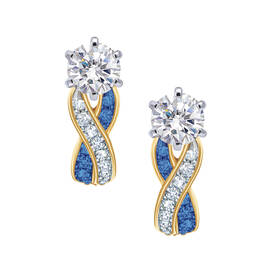 Birthstone Swirl Earrings 6243 0038 i september