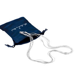 The Sensational Silver Twist Necklace 11028 0013 g gift pouch