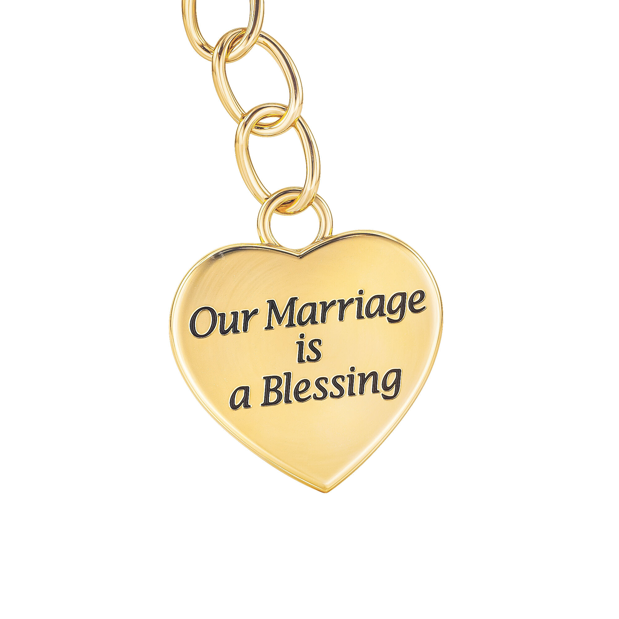 Our Marriage is a Blessing Anniversary Cross Pendant 11482 0012 d description
