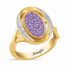 Birthstone  Diamond Flip Ring 2002 001 2 6
