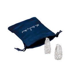 Timeless Radiance 25 Carat Hoop Earrings 12435 0018 g giftpouch