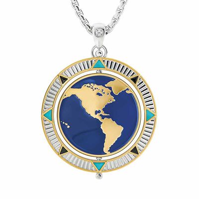 Travel the World with a Globe Pendant - Danbury Mint