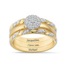 Personalized I Love You Diamond Ring Set 10934 0026 a main