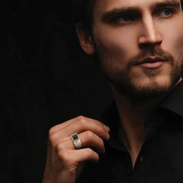 The Maverick 10kt Gold Onyx Ring 11691 0027 m model