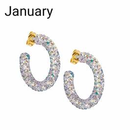 Holiday Hoops Crystal Earring Collection 6442 002 9 2