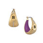 Birthstone Essence Hoops, Birthstone Essence Hoops 12373 0018 b february