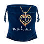Personalized Birthstone Diamond Pendant 10138 0012 m gift pouch