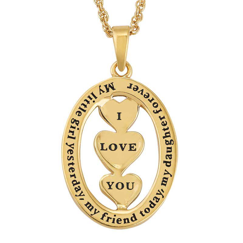 My Daughter I Love You Diamond Pendant 2965 015 7 3