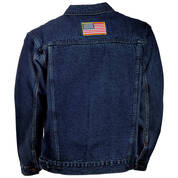 The Personalized Mens US Marines Denim Jacket 1365 0106 b back