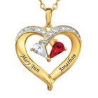 Forever Together Crystal  Diamond Heart Pendant 9782 014 6 1