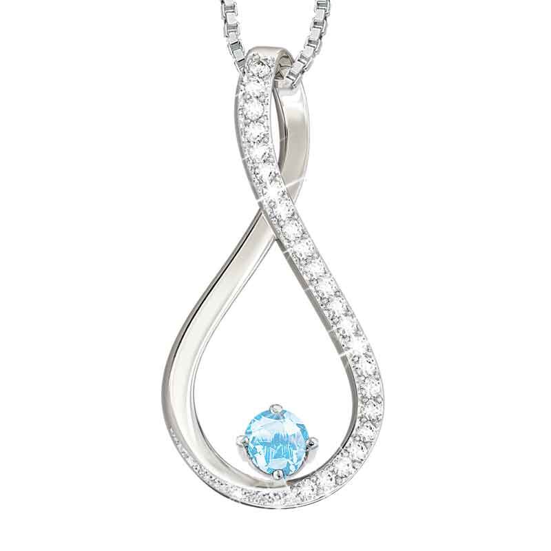 The Birthstone  Diamond Infinity Pendant 5200 001 5 3