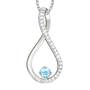 The Birthstone  Diamond Infinity Pendant 5200 001 5 3