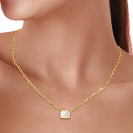 Pretty Petite Opal Necklace 11599 0012 m model