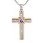 Birthstone Salvation Mens Pendant 6007 001 8 2